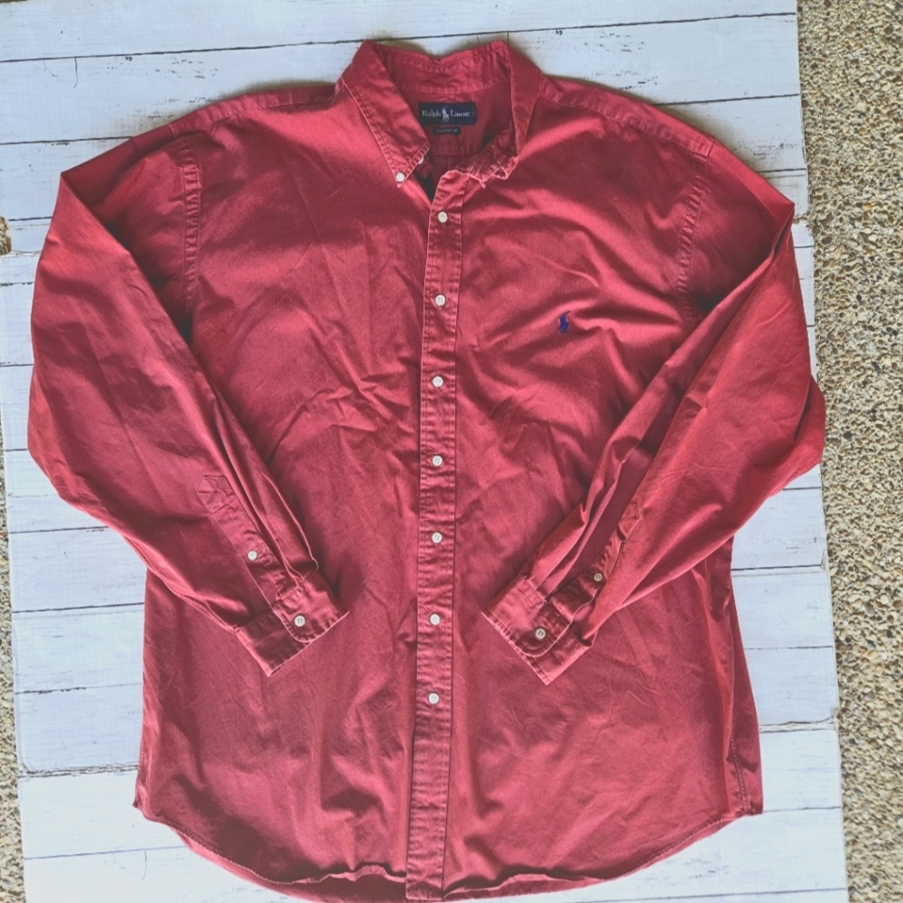 Ralph Lauren Long Sleeve Button Up Size 2XLT